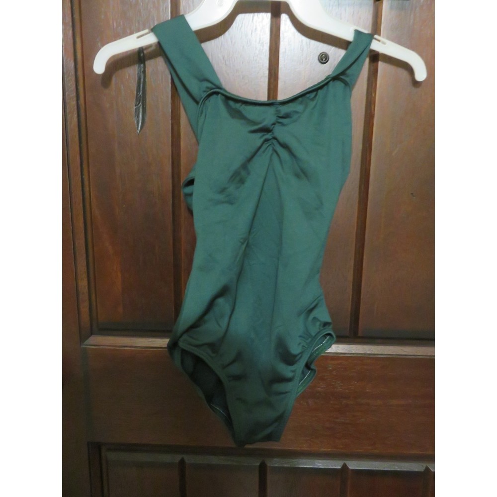 GREEN MOTION WEAR LEOTARD ADULT SMALL